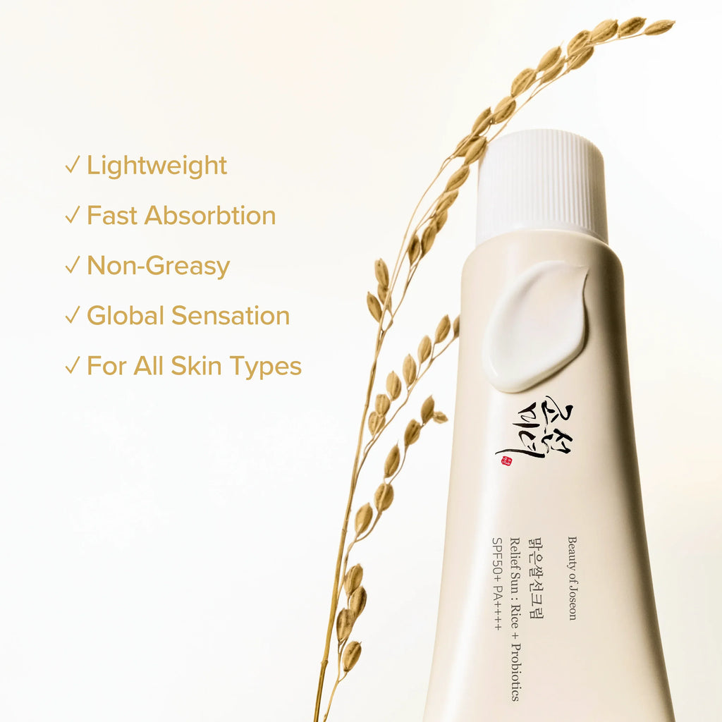 Relief Sun: Rice + Probiotics SPF50+