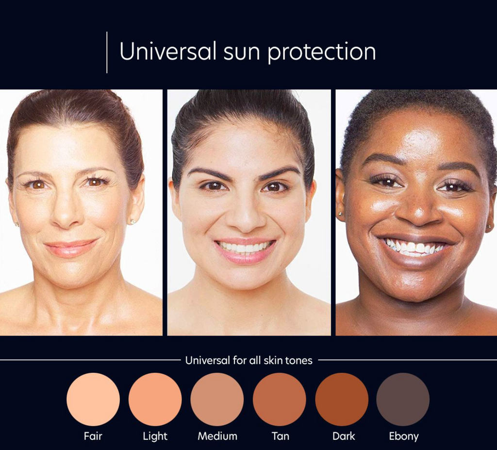 PCA Skin Sheer Tint Broad Spectrum SPF45 shade guide